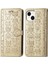 Iphone 15 Için Kılıf Kapak Kapak Kısa Kayış Deri Kılıf Karikatür Hayvanlar (Yurt Dışından) 1