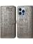 Iphone 13 Için Kılıf Promax Darbeye Deri Kılıf Karikatür Hayvanlar Flip (Yurt Dışından) 1