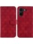 Tecno Pova 5 Pro Kickstand Çift 8 Kabartmalı Pu Deri Için Telefon Kılıfı (Yurt Dışından) 1