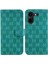 Tecno Pova 5 Pro Kickstand Çift 8 Kabartmalı Pu Deri Için Telefon Kılıfı (Yurt Dışından) 1