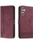 Samsung Galaxy S24 Flip Folio Cüzdan Için Telefon Kılıfı El Kayışı Kart Yuvaları (Yurt Dışından) 1