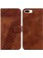 Iphone 8 Için Telefon Kılıfı Artı/7 Artı Kart Yuvası Fonksiyonu Kabartmalı Desen Pu (Yurt Dışından) 1