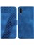 Telefon Kılıfı Için iphone X/xs Kabartmalı Desen Kart Yuvası Fonksiyonu Flip Folio (Yurt Dışından) 1