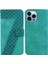 Iphone 15 Için Telefon Kılıfı Pro Max Pu Deri Kabartmalı Desen Flip Folio (Yurt Dışından) 1