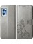 Oppo Case 7 5g Için Zarif Iş Çevirme Kapağı Dört Yapraklı Yonca (Yurt Dışından) 1
