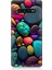 Samsung Galaxy S10 Uyumlu Artx Kırmızı Doğa Taşlar Desenli Silikon Kılıf 1
