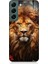 Samsung Galaxy S22 Uyumlu Yorgun Savaşçı Aslan Desenli Silikon Kılıf 1