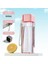 Minimalist Kare Su Bardağı Kişilik El Bardak Yaratıcı Taşınabilir Bardak Sızdırmaz Isıya Dayanıklı Plastik Bardak Pc Pembe #500ML (Yurt Dışından) 1