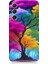 Samsung Galaxy A34 Uyumlu Renkli Hayat Ağacı Desenli Silikon Kılıf 1
