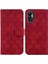 Infinix Sıcak 12 Kickstand Pu Deri Çift 8 Kabartmalı Kapak Için Telefon Kılıfı (Yurt Dışından) 1