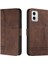Motorola Moto G73 El Kayışı Flip Folio Cüzdan Kart Yuvaları Için Telefon Kılıfı (Yurt Dışından) 1