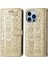 Iphone 13 Için Kılıf Promax Darbeye Deri Kılıf Karikatür Hayvanlar Flip (Yurt Dışından) 1