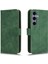 Kart Tutucu Kickstand Deri Folio Flip ile Samsung Galaxy S24 Için Kılıf (Yurt Dışından) 1