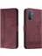 Telefon Kılıfı Için Oppo A74 4G/A95 4g Kart Yuvaları Kapak El Kayışı Manyetik Pu (Yurt Dışından) 1