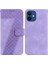 Telefon Kılıfı Için iphone 12 Mini Flip Folio Kapak Cüzdan Kabartmalı Desen Pu (Yurt Dışından) 1