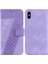 Telefon Kılıfı Için iphone X/xs Kabartmalı Desen Kart Yuvası Fonksiyonu Flip Folio (Yurt Dışından) 1