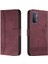 Telefon Kılıfı Için Oppo A74 4G/A95 4g Kart Yuvaları Kapak El Kayışı Manyetik Pu (Yurt Dışından) 5