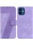Iphone 12 Için Telefon Kılıfı Kabartmalı Desen Kart Yuvası Fonksiyonu Cüzdan Pu (Yurt Dışından) 1