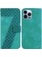 Iphone 13 Için Telefon Kılıfı Pro Kabartmalı Desen Cüzdan Kart Yuvası Fonksiyonu Pu (Yurt Dışından) 1