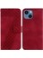 Telefon Kılıfı Için iphone 13 Mini Kabartmalı Desen Cüzdan Flip Folio Kapak Pu (Yurt Dışından) 1
