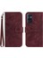 Kart Yuvaları Tutucu Kabartmalı Ayçiçeği Lüks Pu ile Oneplus 9 Pro Için Kılıf (Yurt Dışından) 1