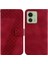 Motorola Kenar 40 Flip Folio Kapak Için Telefon Kılıfı Kart Yuvası Fonksiyonu Pu (Yurt Dışından) 1