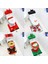 Bordo Tarzı 3 Paket Noel Süsleri Klozet ve Kapak Noel Baba Banyo Paspas Noel Dekor Banyo Noel Baba Tuvalet Kapağı Halı (Yurt Dışından) 3