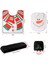 Bordo Tarzı 3 Paket Noel Süsleri Klozet ve Kapak Noel Baba Banyo Paspas Noel Dekor Banyo Noel Baba Tuvalet Kapağı Halı (Yurt Dışından) 4