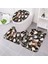 No.6 Stili Bir Demet Cavalier King Charles Spaniels Banyo Paspas Seti Üç Parçalı Set 3D Baskılı Kapak Tuvalet Kapağı Banyo Paspas Seti (Yurt Dışından) 1