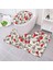 No.6 Stili Bir Demet Cavalier King Charles Spaniels Banyo Paspas Seti Üç Parçalı Set 3D Baskılı Kapak Tuvalet Kapağı Banyo Paspas Seti (Yurt Dışından) 5