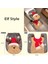 No.4 Stili Noel Baba Tuvalet Çıtası Banyo Kardan Adam Noel Dekorasyon Ayak Mat Kapak Ev Için Noel Süslemeleri (Yurt Dışından) 2