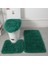 No.3 Tarzı Et Katı Renk Kadife Banyo Paspas Seti Kabarık Kıllar Banyo Halıları Modern Tuvalet Çıtası Yumuşak Peluş Banyo Halı Seti (Yurt Dışından) 4