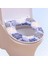 Bej Tarzı Trend Banyo Minder Örtüsü Closestool Yıkanabilir Klozet Yumuşak Isıtıcı Mat Kapak Pedi (Yurt Dışından) 3