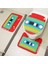 STIL11 Tarzı Banyo Kaymaz Mat Tuvalet Yatak Örtüsü Seti Kaset Müzik Bandı Retro Duş Odası Pazen Halı Banyo Girişi Su Geçirmez Paspas (Yurt Dışından) 5