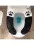 F Tarzı Klozet Kapağı Banyo Aksesuarları Kalın Isıtıcı Yıkanabilir Peluş Kedi Paw Klozet Kapakları Pedleri Kolay Kurulum ve Temizleme (Yurt Dışından) 1