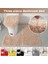 No.2 Tarzı Et Katı Renk Kadife Banyo Paspas Seti Kabarık Kıllar Banyo Halıları Modern Tuvalet Çıtası Yumuşak Peluş Banyo Halı Seti (Yurt Dışından) 3
