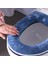 Sku-2 Tarzı Kış Sıcak Klozet Kapağı Closestool Mat Yıkanabilir Banyo Aksesuarları Örgü Saf Renk Yumuşak O-Şekilli Ped Bide Kapağı (Yurt Dışından) 3