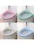 D Tarzı Banyo Klozet Closestool Yıkanabilir Yumuşak Kış Isıtıcı Mat Pad Yastık O-Şekilli Klozet Bide Kapakları (Yurt Dışından) 2