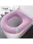 Mor Tarzı Banyo Isıtıcı Evrensel Klozet Minderi Kalınlaşmış Tuvalet Kapağı Örme Klozet Minderi Yıkanabilir Ev Klozet Kapağı (Yurt Dışından) 1