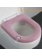 Pembe Tarzı Sıcak Klozet Kapağı Kabak Desenli Tuvalet Paspas Yumuşak Banyo Tuvalet Kapağı Tüm Tuvaletler Için Uydurma (Yurt Dışından) 1