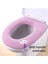 Pembe Tarzı Su Geçirmez Banyo Tuvalet Kapağı Viskoz Koltuk Minderi O-Şekilli Klozet Klozet Kapağı Isıtıcı Aksesuarları Yumuşak ve Su Geçirmez (Yurt Dışından) 1