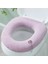 Pembe Tarzı Kalınlaşmak Closestool Mat Saf Renk O-Şekilli Ped Bide Kapak Pedi Tuvalet Kapağı Aksesuarları Klozet Kapağı Banyo Aksesuarları (Yurt Dışından) 1