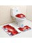 B211012-10 Tarzı Merry Christmas Klozet Kapağı Su Emici Halılar Dekorasyon Ev Banyo Kaymaz Zemin Mat Baskı Halı Özel (Yurt Dışından) 5
