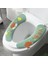Yeşil Stil Dört Mevsim Evrensel Banyo Karikatür Yastık Saplı Klozet Kapağı Wc Yapıştır Tuvalet Yapışkan Koltuk Pedi Yıkanabilir Yumuşak Mat (Yurt Dışından) 1