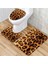 Çok Stil 3 Adet Tuvalet Paspas Seti Leopar Baskı Giriş Kapısı Paspası Banyo Paspasları Koridor Için Banyo Ürünleri Toilettes Aksesuarları Ev Halısı (Yurt Dışından) 2