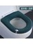 Yeşil Stil Kış Sıcak Klozet Kapağı Universalwashable Saf Renk Yumuşak O-Şekilli Padbidet Kapak Banyo Aksesuarları (Yurt Dışından) 1