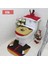 Kanada Geyiği Stili Wc Klozet Kapağı Noel Banyo Paspas Tuvalet Paspas Toilette Tapa Dekorasyon Noel Banyo Süslemeleri Üç Parçalı Set (Yurt Dışından) 1