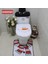 Kanada Geyiği Stili Wc Klozet Kapağı Noel Banyo Paspas Tuvalet Paspas Toilette Tapa Dekorasyon Noel Banyo Süslemeleri Üç Parçalı Set (Yurt Dışından) 5