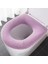 Pembe Tarzı Kış Sonbahar Klozet Kapağı Mat Banyo Tuvalet Pedi Yastık Saplı Kalınlaşmak Yumuşak Yıkanabilir Closestool Isıtıcı Koltuk Minderi (Yurt Dışından) 1