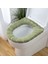No.6 Stili Banyo Klozet Kapağı Örme Kış Sıcak Klozet Kapağı Saplı O-Şekilli Tuvalet Minder Örtüsü Banyo Aksesuarları (Yurt Dışından) 1